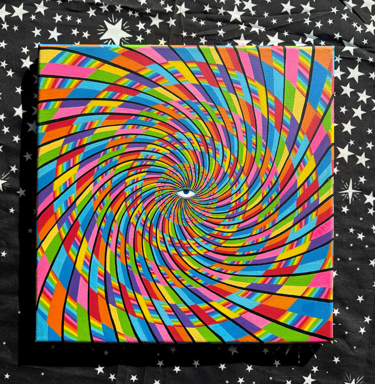 "Whirlwind" 12x12 Painting