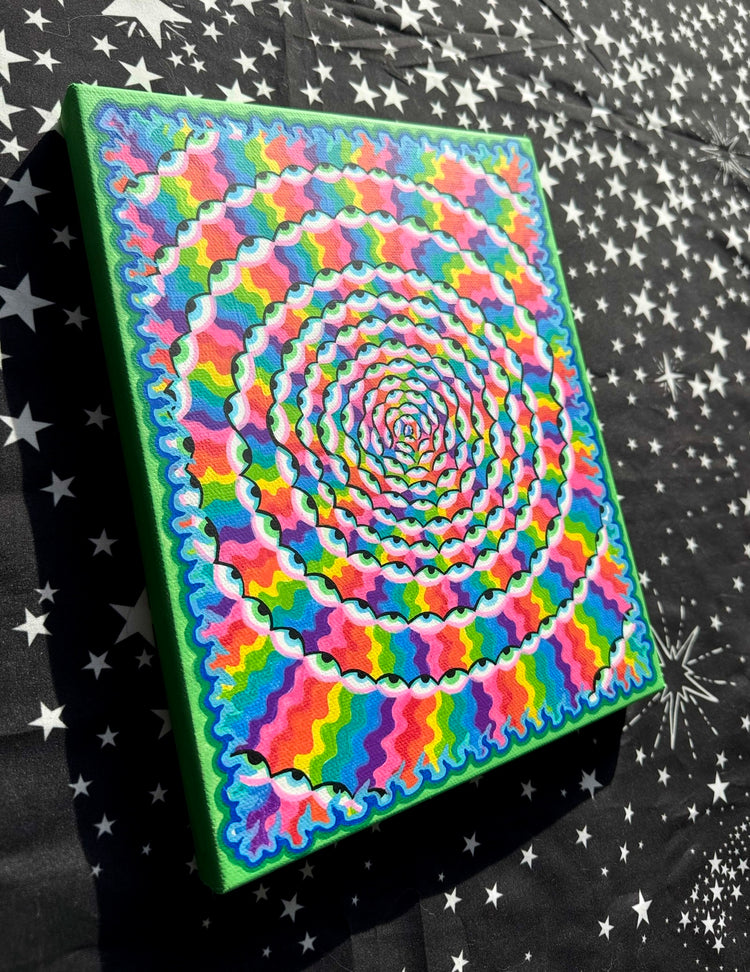 “Brand New Circle” 8x10 Painting