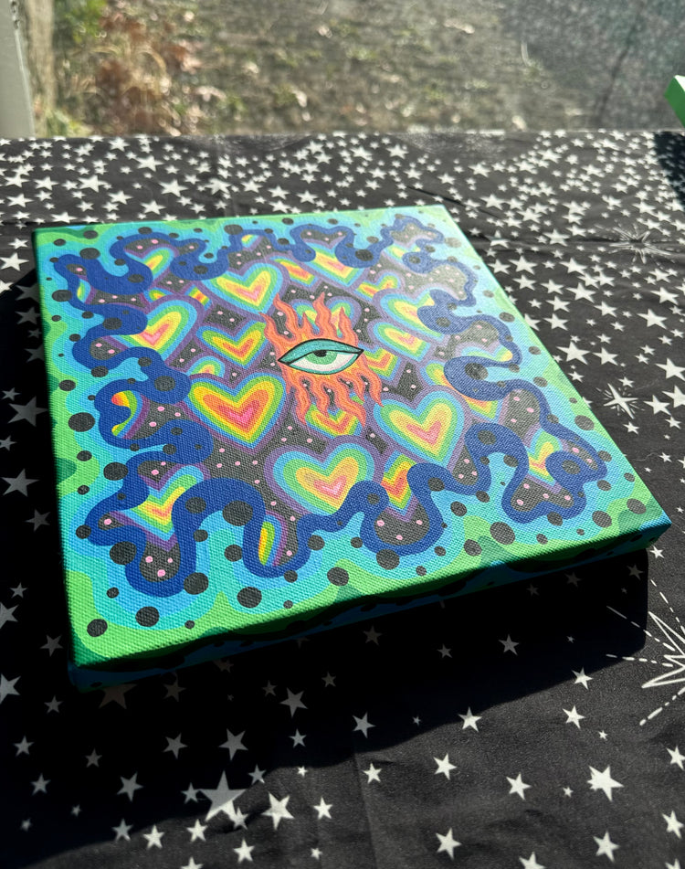 “True Blue” - 10x10 Painting