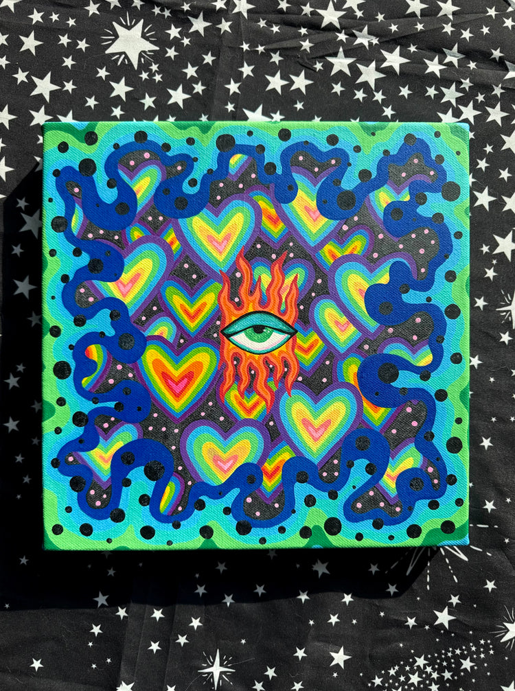 “True Blue” - 10x10 Painting