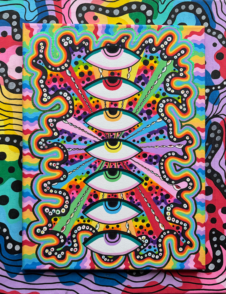 Kaleidoscope Eyes II (2025) - 12x16 Painting