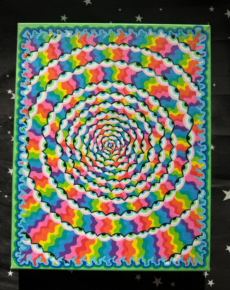 “Brand New Circle” 8x10 Painting