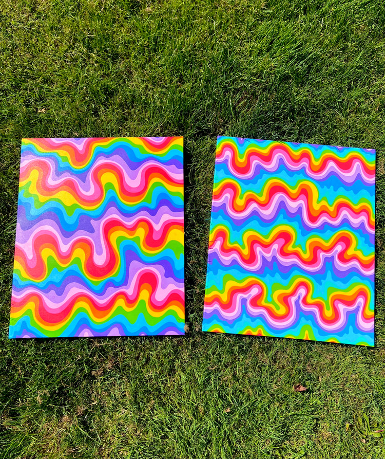 Custom Waves Commission - Paintings