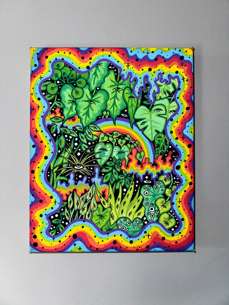 "Mi jardín" Lámina artística