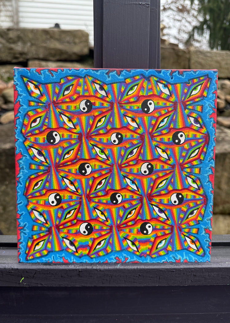 "Fabric of the Universe" 8x8 Painting