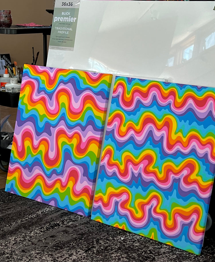 Custom Waves Commission - Paintings