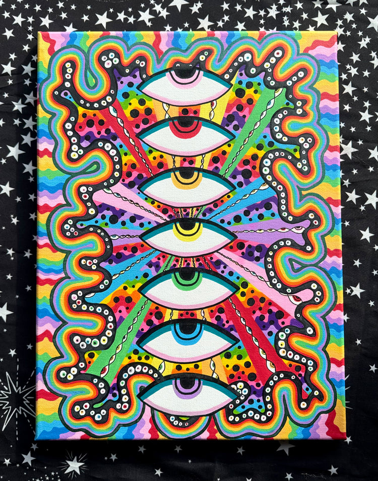 Kaleidoscope Eyes II (2025) - 12x16 Painting