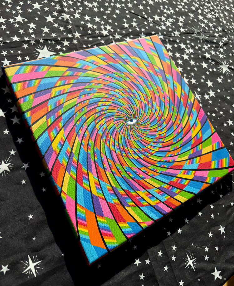 "Whirlwind" 12x12 Painting