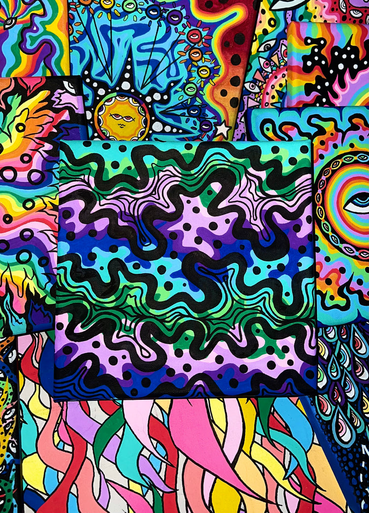 Custom Waves Commission - Paintings