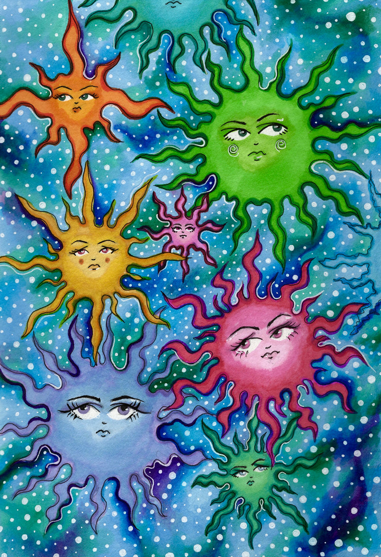 "Stars in the Sea" Art Print