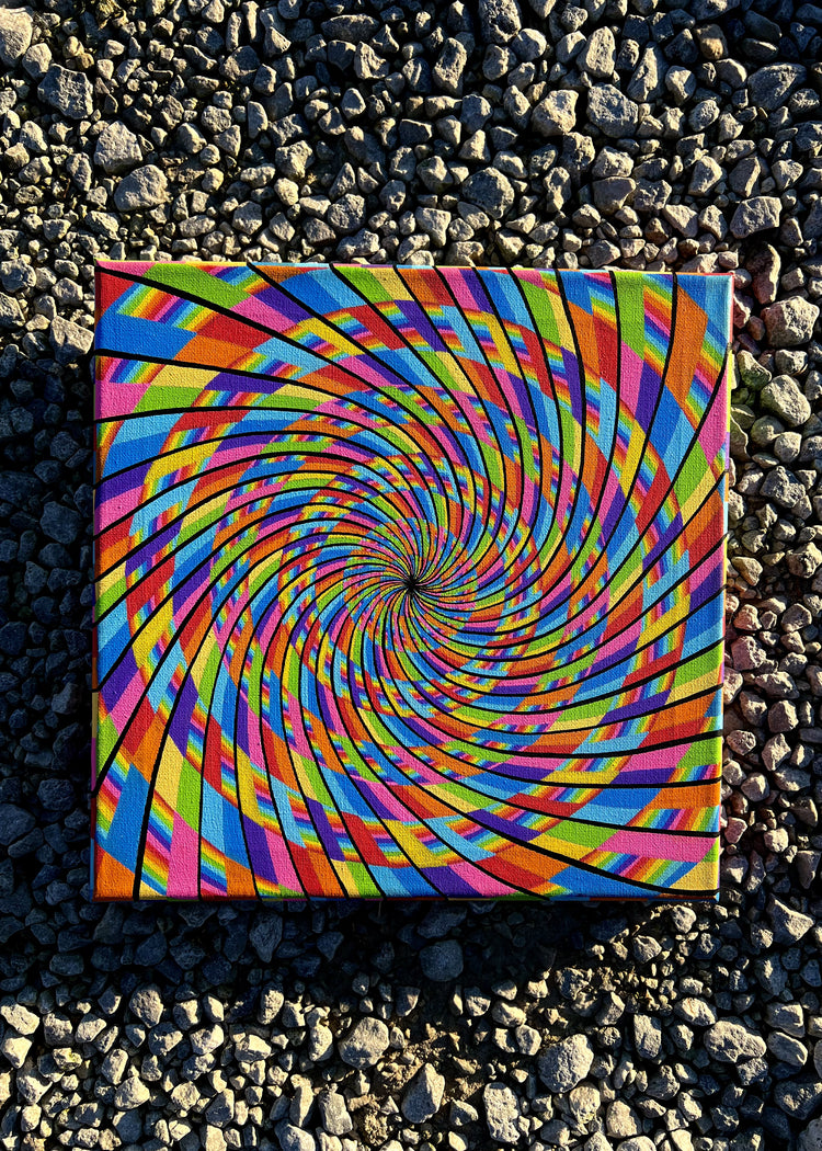 "Whirlwind" 12x12 Painting