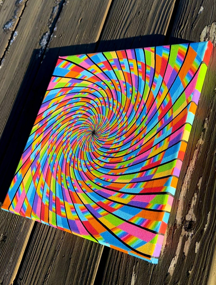 "Whirlwind" 12x12 Painting