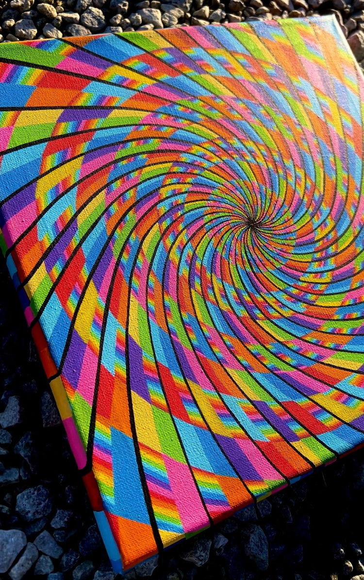"Whirlwind" 12x12 Painting