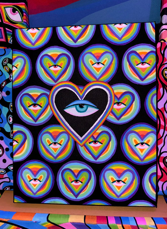 Cuadro “Ojos de Corazón III" 8x10