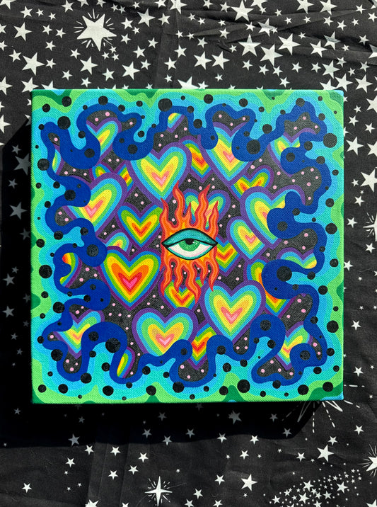 “True Blue” - 10x10 Painting