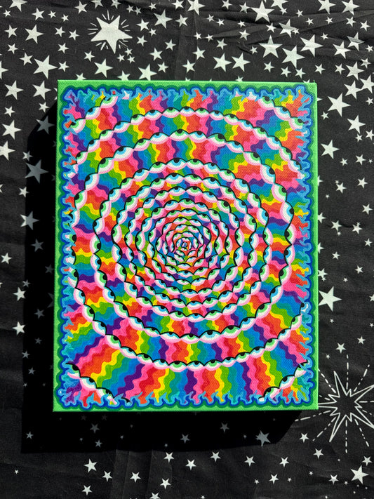 “Brand New Circle” 8x10 Painting