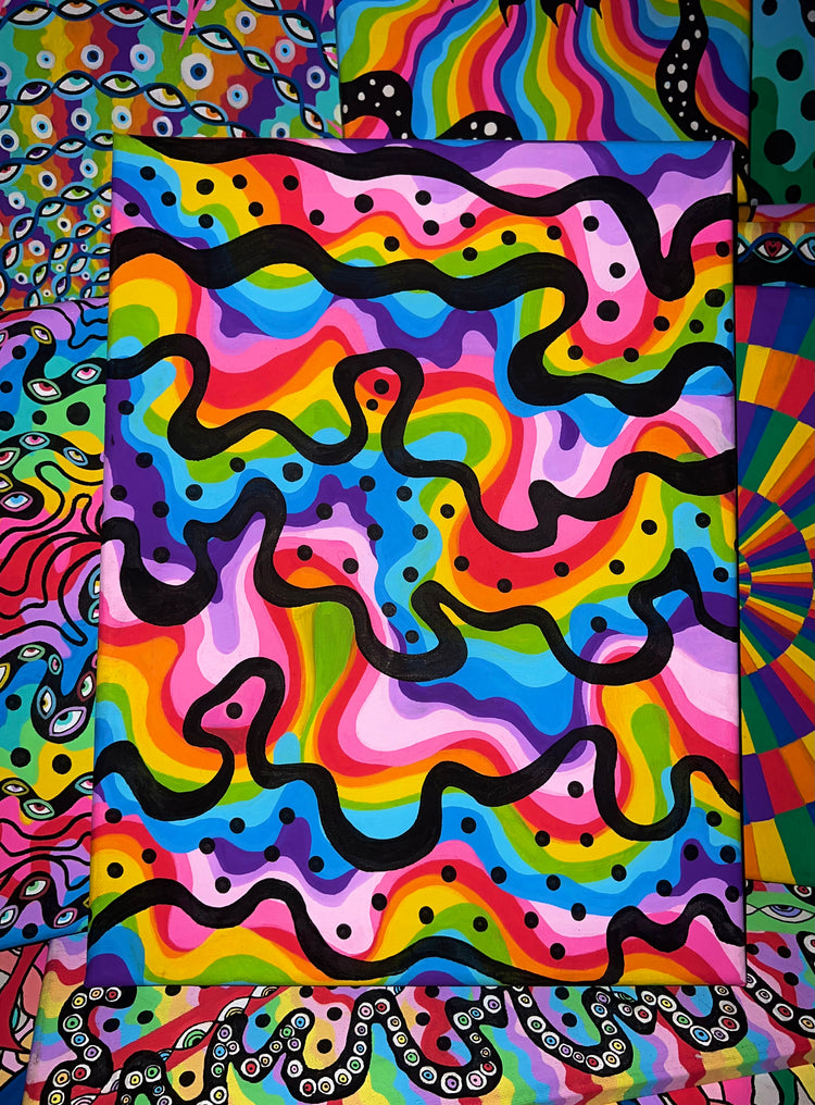 Custom Waves Commission - Paintings