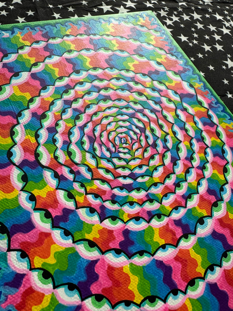 “Brand New Circle” 8x10 Painting