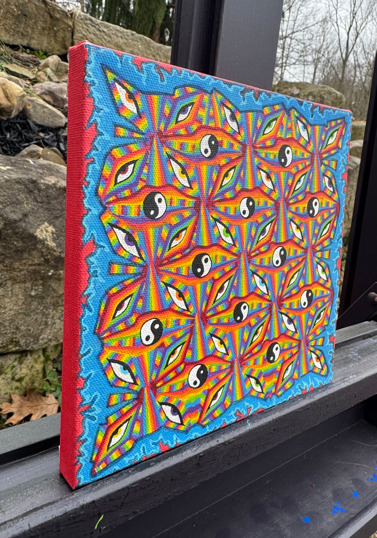 "Fabric of the Universe"  8x8 Painting