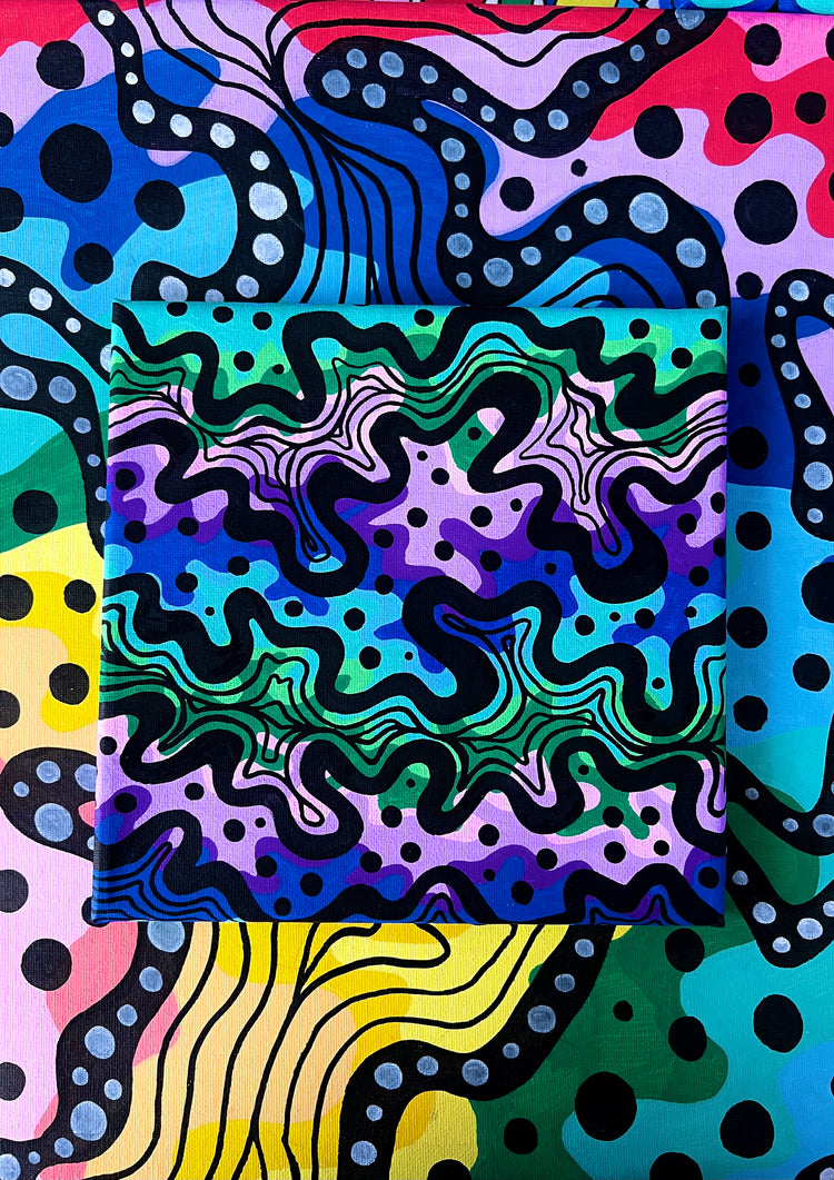 Custom Waves Commission - Paintings