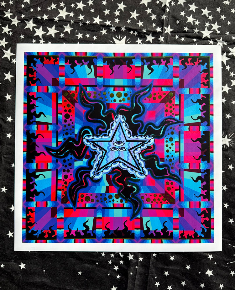 “Stargirl" *EMBELLISHED* Art Print