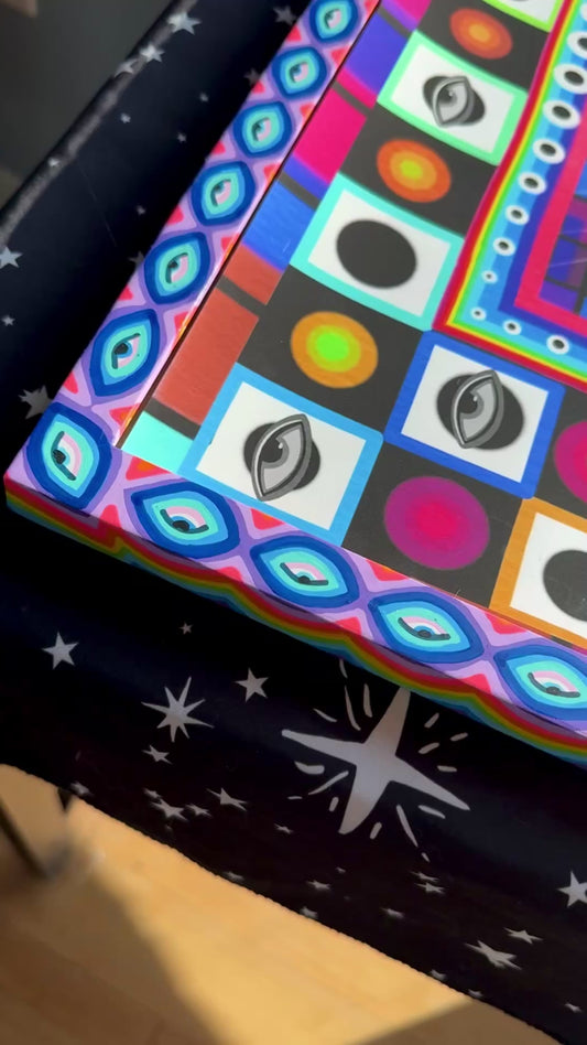 “The Void" Art Print *with Hand Painted Frames*