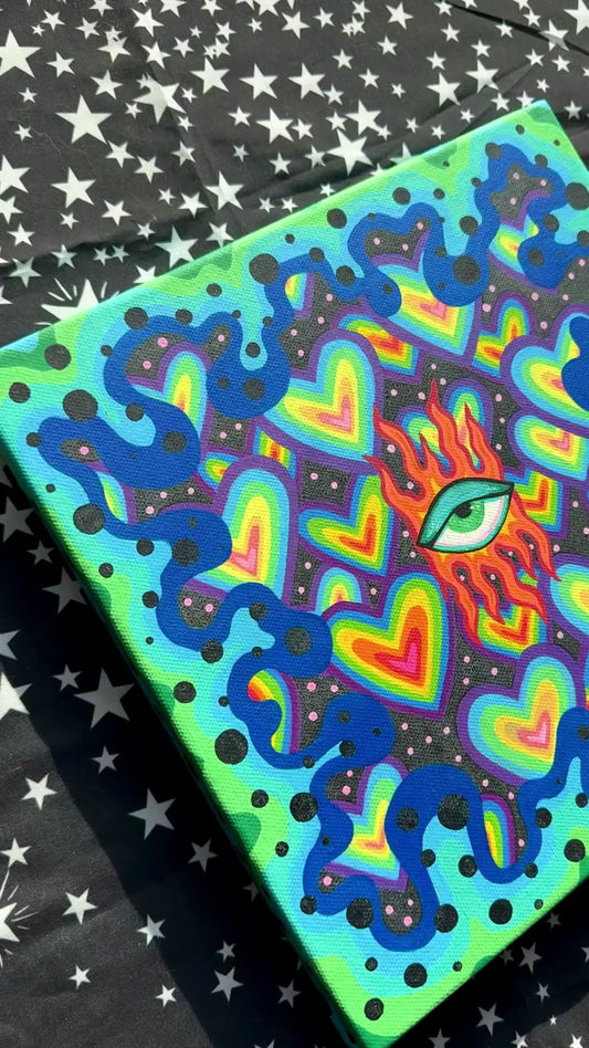 “True Blue” - 10x10 Painting